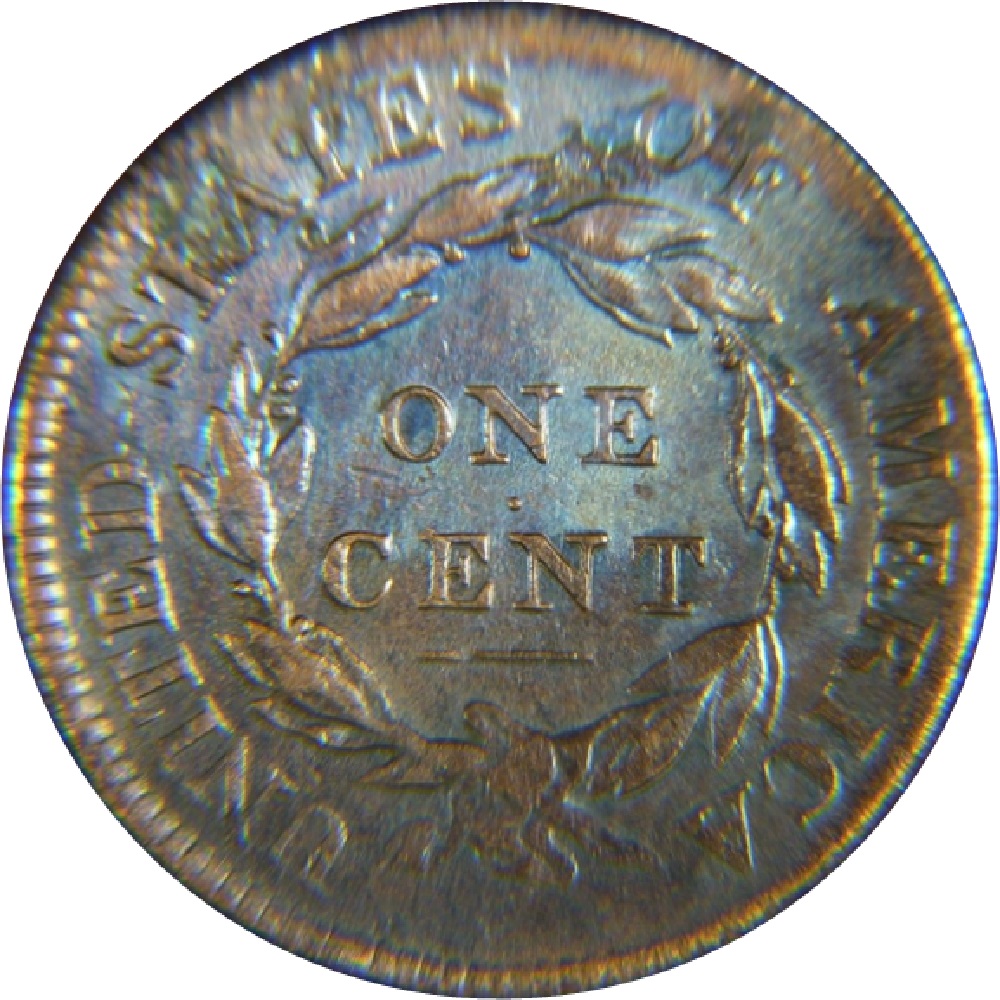 1813-Toned-Classic-Head-Large-Cent---Sheldon-293---R2
